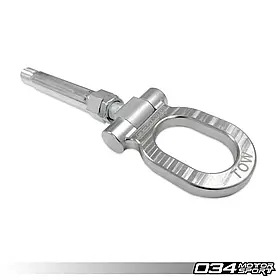 Спортивний буксирувальний гак 034Motorsport — 145 mm for Audi B8/B8.5 (передній)