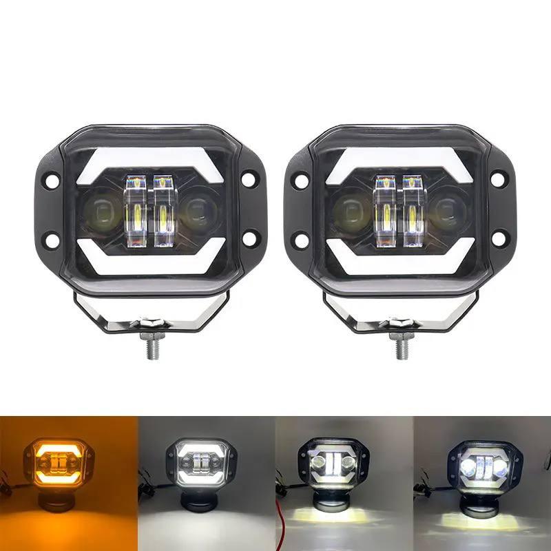 Led фари ближнього та дальнього світла з функцією ДХВ та повороту 40w 12-24v