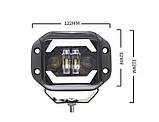 Led фари ближнього та дальнього світла з функцією ДХВ та повороту 40w 12-24v, фото 3