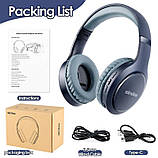 Навушники бездротові Siindoo Jh-919 сині (navy blue), фото 4