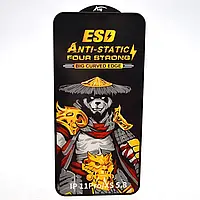 Захисне скло 3D Panda з сіточкою для iPhone X / XS / 11 PRO Black