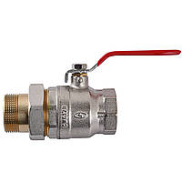 Кран кульовий прямий з американкою SOLOMON 1 1/2″ ПОСИЛЕНИЙ 1042