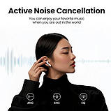 Навушники бездротові Ugreen WS206 HiTune T3 Pro TWS стереогарнітура біла, фото 6