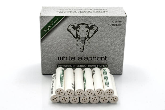 Фильтры трубочные 05027 White-elephant, керамика 40 шт. уп, фирмы KOPP ...