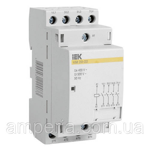 IEK Контактор модульный КМ20-22 AC (MKK20-20-22) (ID#450737811), цена ...