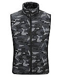 Термо жилет з підігрівом МК156 розмір 4ХЛ камуфляж, 9 зон обігріву, 3 режими регулювання температури 25-55 ° C, фото 2
