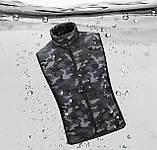 Термо жилет з підігрівом МК156 розмір 4ХЛ камуфляж, 9 зон обігріву, 3 режими регулювання температури 25-55 ° C, фото 6