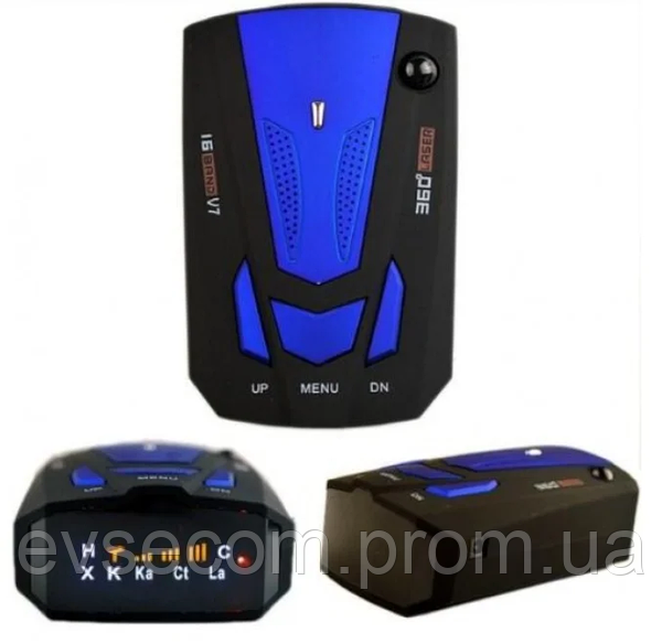 Автомобильный антирадар Radar Detectors V7 360 градусов (ID#2436984376 ...