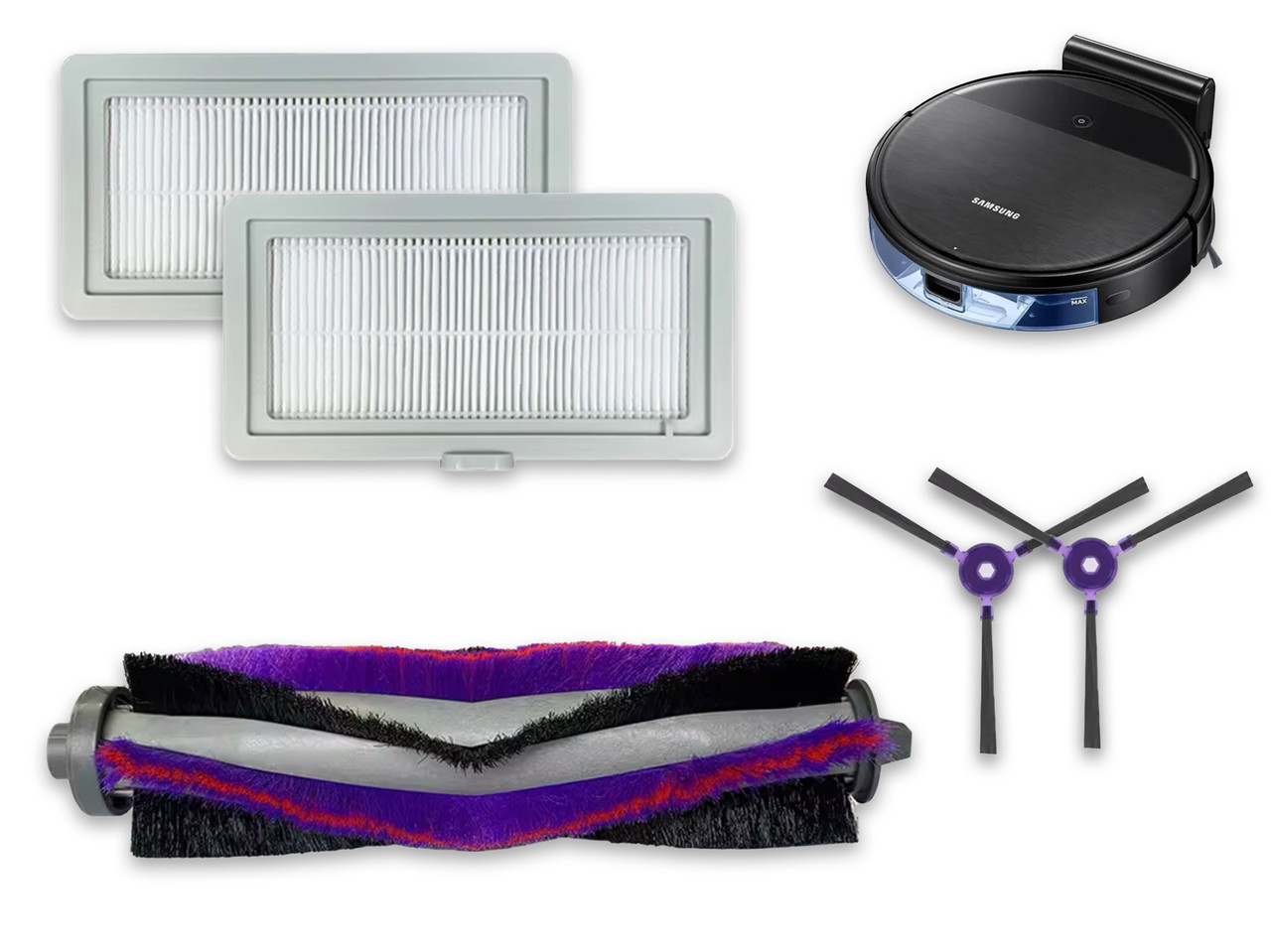 Набор сменных аксесуаров (5 шт.) совместимых с Samsung Powerbot-E VR05R5050WK:, фото 1