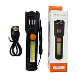 Ліхтарик Night Vision fluorescence GT-505-TG+COB (White+red), Li-Ion акум., ЗП Type-C, zoom, фото 2