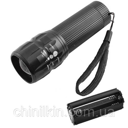 Ліхтарик Police 8400-LM, 3xAAA, ремінець, zoom, фото 1