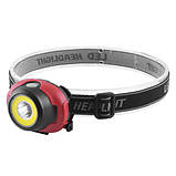 Ліхтарик налобний 1802-COB+LED, 3xAAA, фото 2