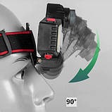 Ліхтарик налобний BL-W685-LTS+COB (White+ RGB), Li-Ion акумулятор, ЗУ Type-C, фото 2