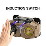 Ліхтарик налобний CH-8825-3P35+COB (White+Yellow)+RGB, Motion Sensor, Power Bank, Li-Ion акумулятор, індикація, фото 2