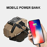 Ліхтарик налобний CH-8825-3P35+COB (White+Yellow)+RGB, Motion Sensor, Power Bank, Li-Ion акумулятор, індикація, фото 3