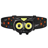 Ліхтарик налобний PLD-WT209-2COB, 3xAAA, фото 2