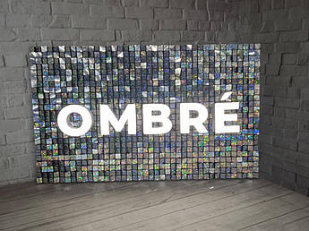 Динамічна вивіска / Вивіска з паєтками