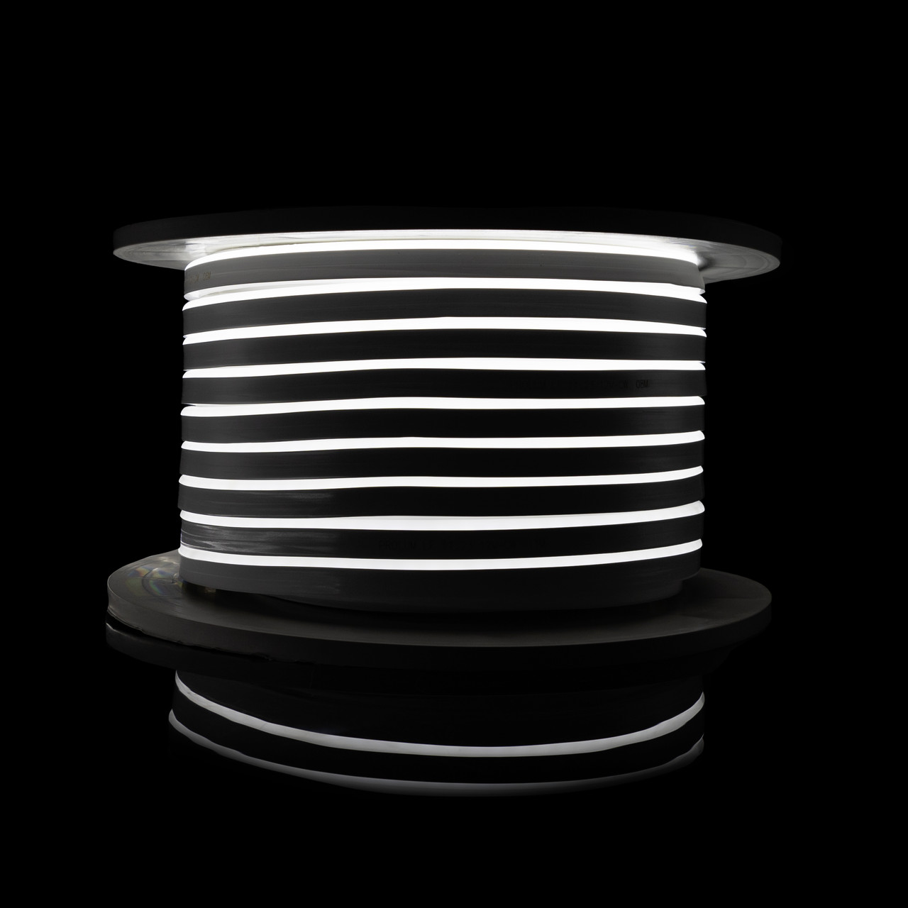 Світлодіодний неон PROLUM™ 8x16, IP68, 12V, Series "LF", Білий, PRO, фото 1