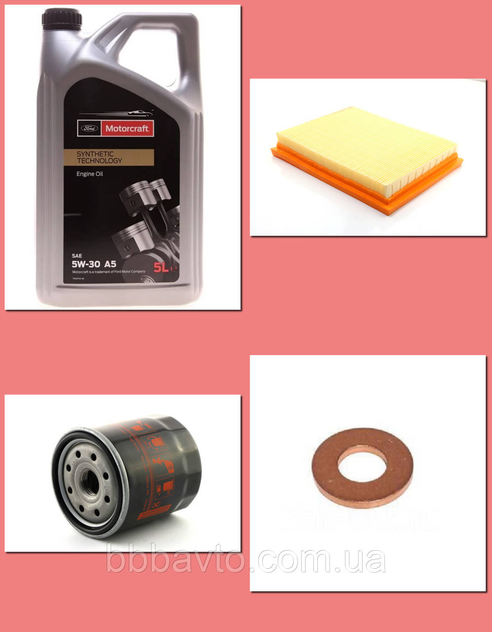 Комплект до ТО Ford Fusion 1.4L / 1.6L Duratec 16V (Бензин ), фото 1