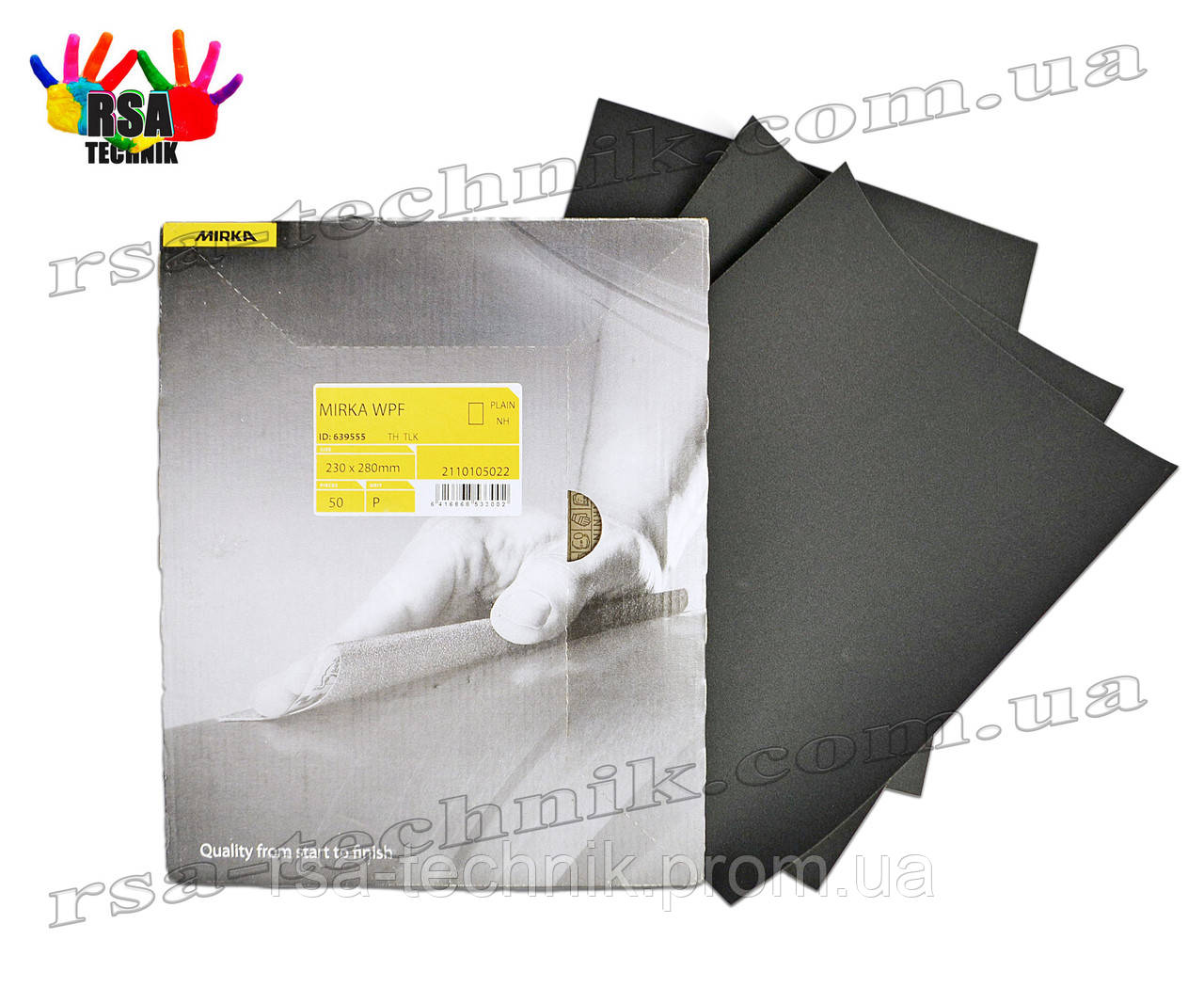 Наждачная бумага MIRKA WPF P1000 (ID#450925040), купить на Prom.ua