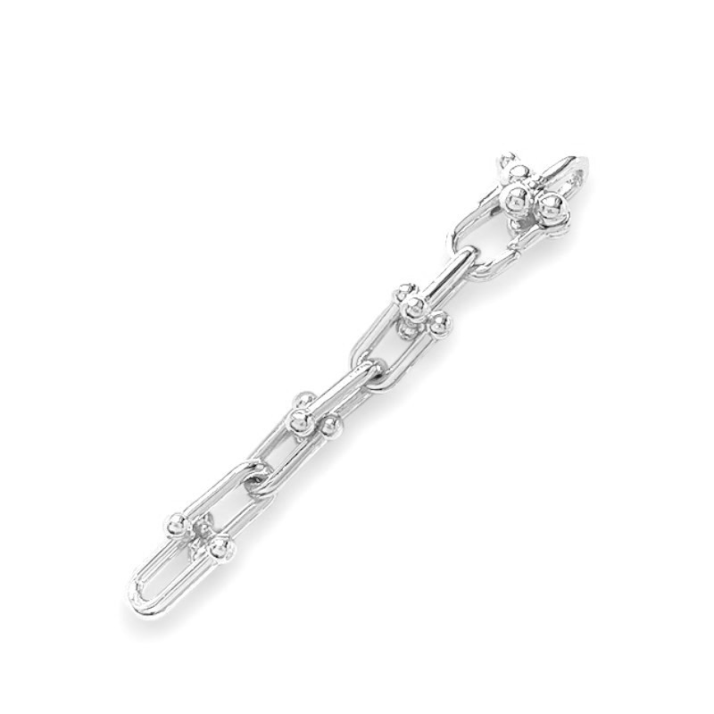 Карабін із подовжувальним ланцюгом Chain 10,5х47 мм/20 мм 1 шт. Біле золото