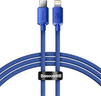 Кабель Baseus Crystal Shine Series Fast Charging Data Cable Type-C to iP 20 W 2 m Blue (CAJY000303)