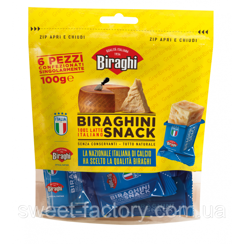 Сир Biraghi Biraghini Snack 6s 100g, фото 1