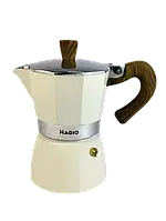 Гейзерна кавоварка MAGIO MG-1009 9 порції/450 мл/алюмінієвий корпус