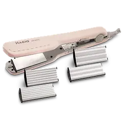 Випрямляч для волосся MAGIO MG-175P з насадками для гофре