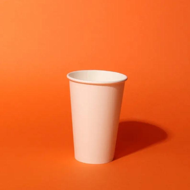 Склянка паперова 340мл. білий d-80мм. (50шт.)