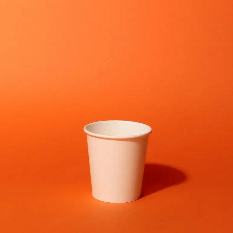 Склянка паперова 270мл. білий d-80мм. (50шт.)