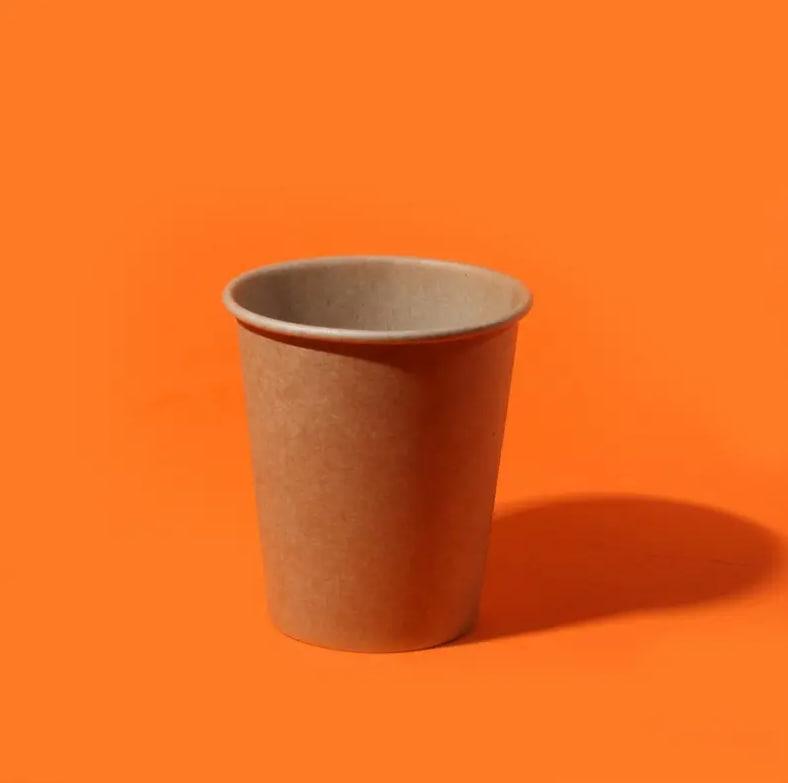 Склянка паперова 240мл. крафт d-75мм. (50шт.)