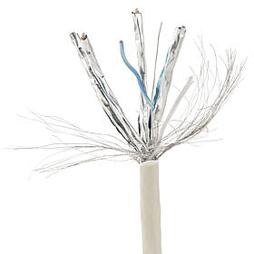 Екранований мережевий кабель CAT6A, (AWG23), LSZH, 305 м Cablexpert SPC-6A-LSZHCU-SO - MegaLavka