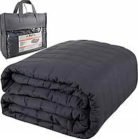 Ковдра обважнена гравітаційна заспокійлива 8 кг Ruhhy 150 x 200 см Сіра (19532)