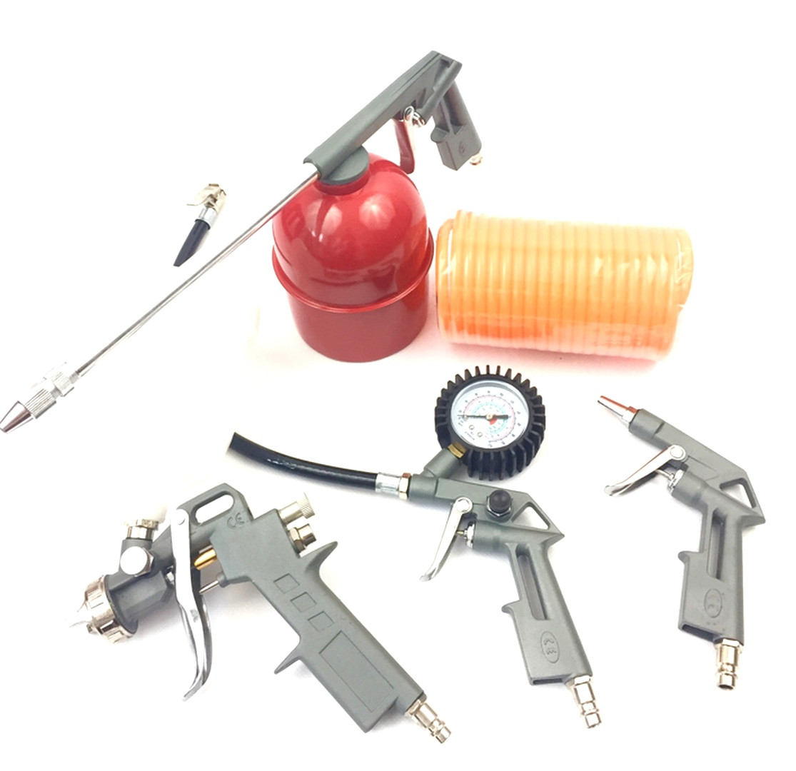 Пневмоінструмент набір фарбувальний, компресорний набір для фарбування 5ед LEX (Польща), PRM - фото 1 - id-p2610522642