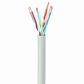 Кабель телекомунікаційний CAT5e, (CCA), AWG24, 305 м Cablexpert UPC-5004E-L - MegaLavka
