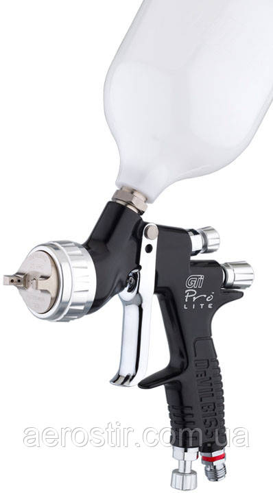 Фарбопульт DeVilbiss GTi Pro Lite HV30 1,2+1,3 Чорний