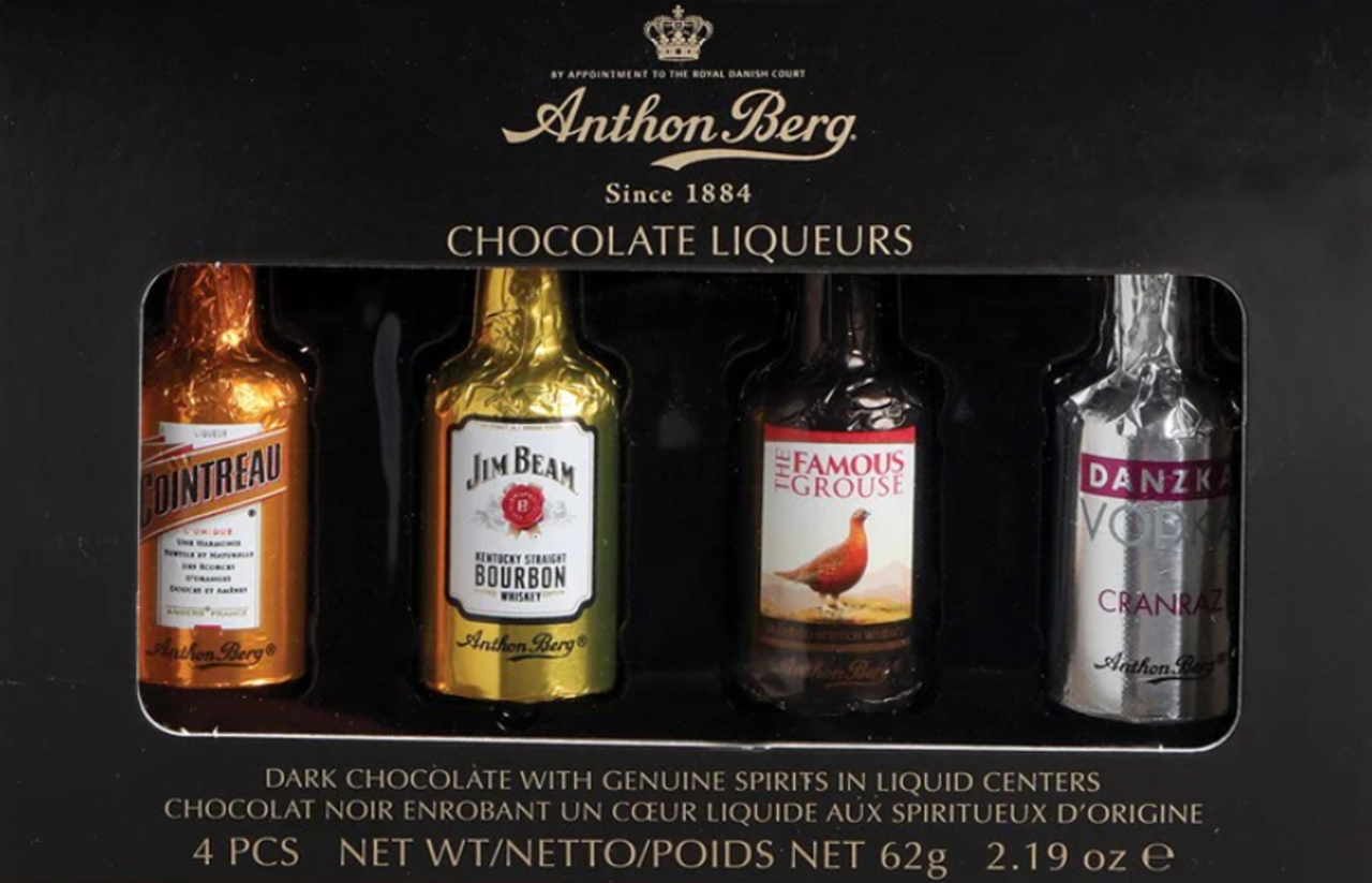 Шоколадні пляшечки зі спиртними напоями Anthon Berg Chocolate Liqueur Collection 4шт 62г