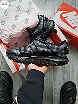 Зимові Чоловічі Кросівки Nike ACG Mountain Fly Low Gore-Tex / Найк АСГ Маунтін Флай Гор Текс Низькі Чорні, фото 5