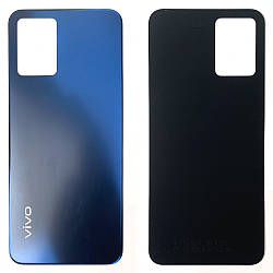 Задня кришка Vivo Y33s (синя, Mirror Black Оригінал)