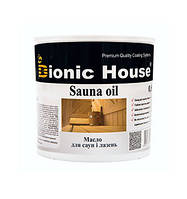 Олія для покриття деревини в саунах і банях BIONIC HOUSE SAUNA OIL (БІОНІК ХАУС) 0,8л