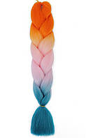 КАНЕКАЛОН 60см. 100гр. Омбре3 "Jumbo braid"