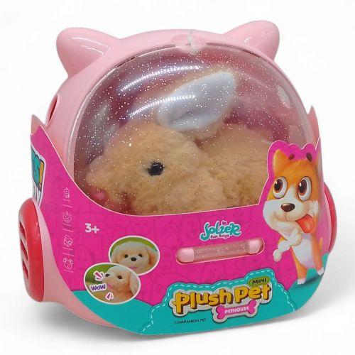 М'яка іграшка інтерактивна у рюкзаку Улюбленць Plush Pet, з аксесуарами, Кролик бежевий [tsi252975-TSI], фото 1