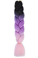 КАНЕКАЛОН 60см. 100гр. Омбре3 "Jumbo braid"