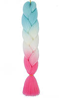 КАНЕКАЛОН 60см. 100гр. Омбре3 "Jumbo braid"