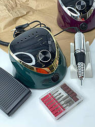 Фрезер для манікюру і педикюру SML Nail Sander M12, зелений 68 Вт 35,000 об