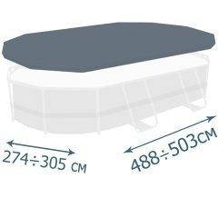 Тент - чохол InPool 33017, для каркасного басейну  ▭ 488 х 305 см,  ▭ 503 см х 274 см