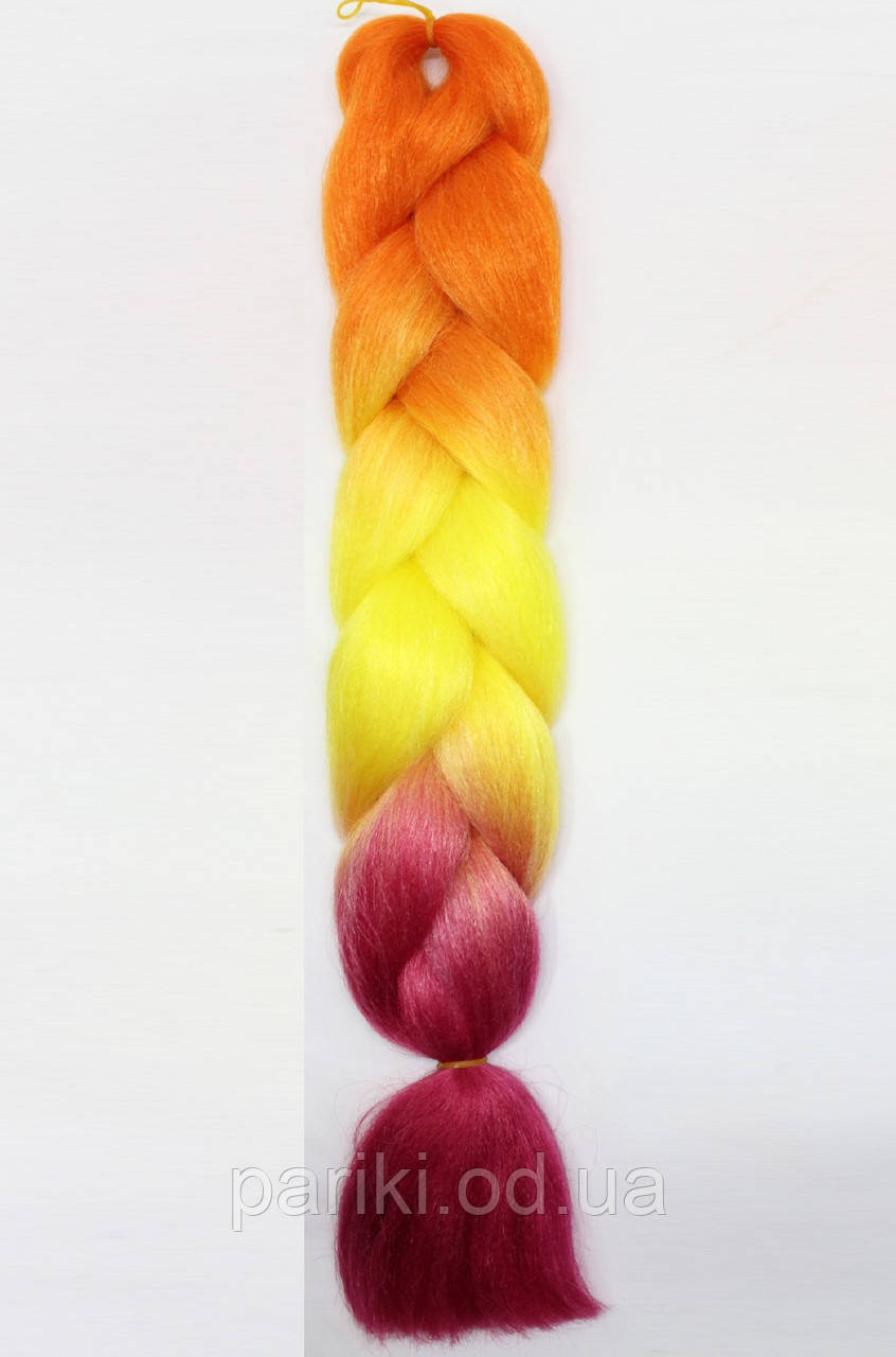 КАНЕКАЛОН 60см. 100гр. Омбре3  "Jumbo braid"