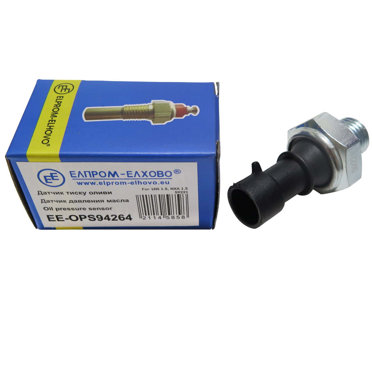 Датчик тиску масла Ланос 1.5, Нексия 1.5 Elprom-Elhovo Болгарія 90336039, 96494264