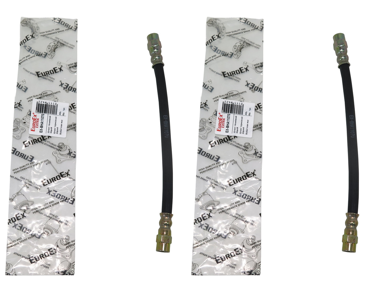 Шланг гальмівний задній Ланос, Амулет (комплект 2 шт.) EuroEx Угорщина A11-3506070
